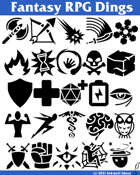 Fantasy RPG Dings Font