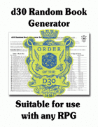d30 Random Book Generator