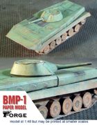 BMP-1 Paper Model (Enhanced LoD) -Green