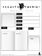 Claustrophobia! — Character Sheet