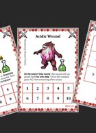 Wound Cards for Michtim RPG