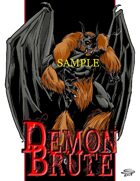 Joe Singleton's Art of The Superverse: Demon Brute