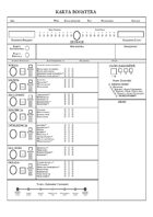 ZWEIHÄNDER: Karta bohatera (PL) - Play Aid for Zweihander RPG