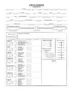 ZWEIHÄNDER: Hojas de Personajes (ES) - Play Aid for Zweihander RPG