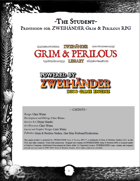 Student - Profession for Zweihander RPG