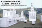 Cheepsville USA Rural America Commercial cardstock buildings