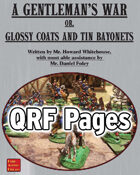 A Gentleman's War - QRF pages