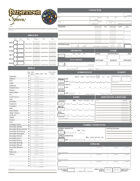 USoP Character Sheet Booklet