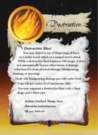 Ultimate Spheres Cards: Destruction