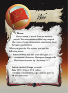 Ultimate Spheres Cards: War