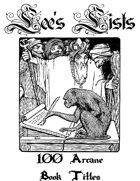 100 Arcane Book Titles
