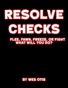 Resolve Checks