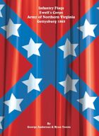 Infantry Flags, Ewell's Corps, Army of Northern Virginia, Gettysburg 1863