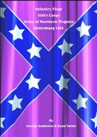Infantry Flags, Hill's Corps, Army of Northern Virginia, Gettysburg 1863