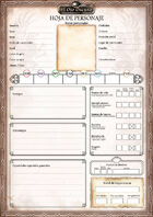 El Ojo Oscuro - Hoja de personaje (character sheet)