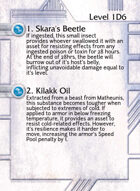 1. Skara's Beetle - Custom Card