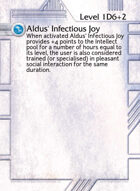 Aldus' Infectious Joy - Custom Card