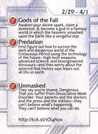 Gods Of The Fall - Custom Card
