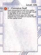 1 - Corrosive Staff - Custom Card
