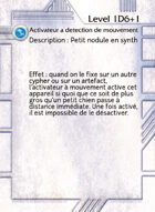 Activateur A Detection De Mouvement - Custom Card