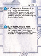 1. Complete Restoration - Custom Card