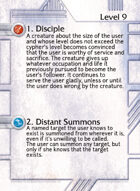 1. Disciple - Custom Card