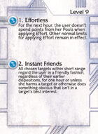 1. Effortless - Custom Card