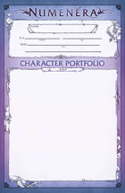 Numenera Character Portfolio