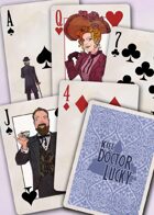 Kill Doctor Lucky Poker Deck (Blue)