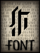 Pagan Black Letter Runes Font