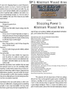 Big Bang Shootout: Stopping Power I: Minimum Wound Area