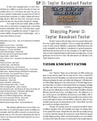 Big Bang Shootout: Stopping Power II: Taylor Knockout Factor