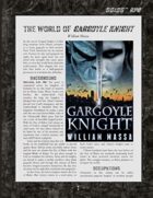 D6xD6 RPG Gargoyle Knight World Setting