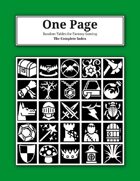 One Page Index