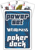 Supers Power Set Poker Deck (Blue)
