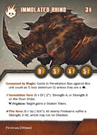 Immolated Rhino