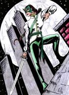 Stock Superhero Art (White Samauri)