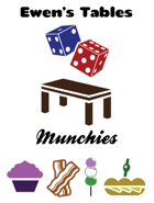 Ewen's Tables: Munchies