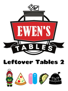 Ewen's Tables: Leftover Tables 2