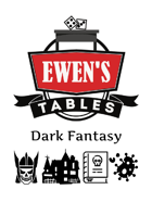Ewen's Tables: Dark Fantasy