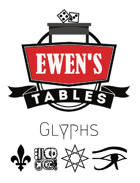 Ewen's Tables: Glyphs