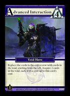 Advanced Interaction - Custom Card