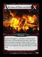 Advanced Interaction - Custom Card