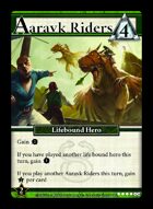 Aaravk Riders - Custom Card