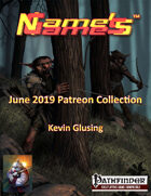Name's Games June 2019 Collection