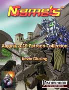 Name's Games August 2019 Collection