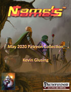 Name's Games May 2020 Collection