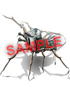 Image- Stock Art- Stock Illustration- Spider artifact with helmet