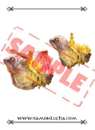 Image - Stock Art - Stock Illustration - Monster -monsterfish- Island
