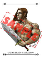 Image - Stock Art - Grayscale - Stock Illustration - Human - Man - Warrior